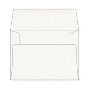 A7 White Linen Envelopes
